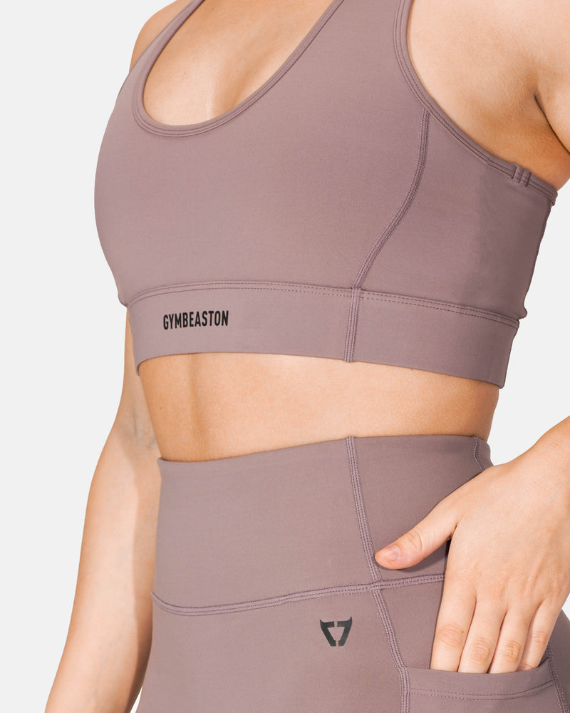 Genesis Sports Bra - Midnight Orchid Grey