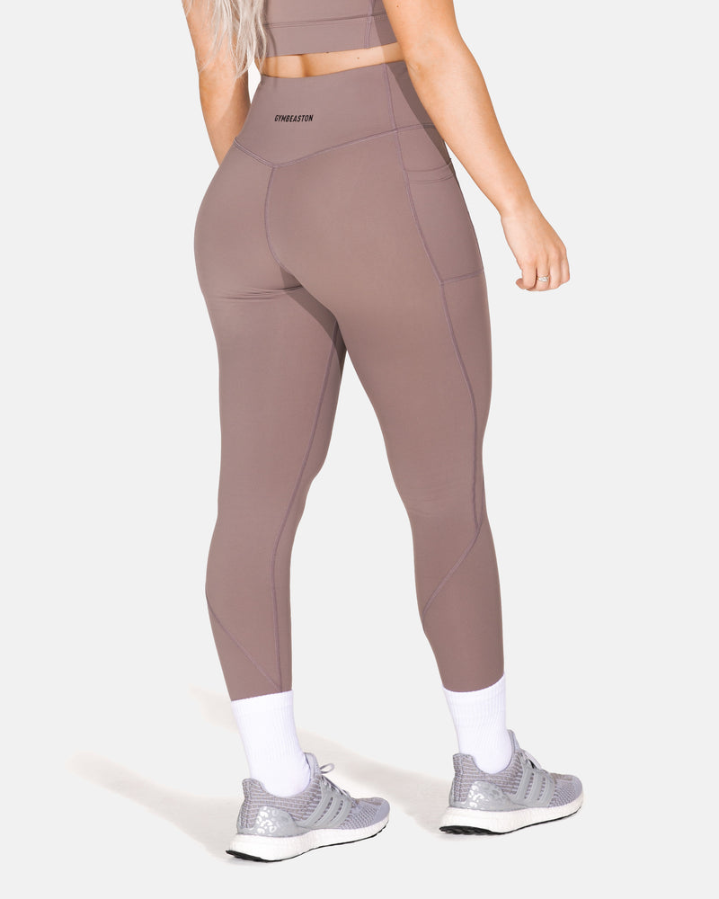 Genesis Leggings - Midnight Orchid Grey